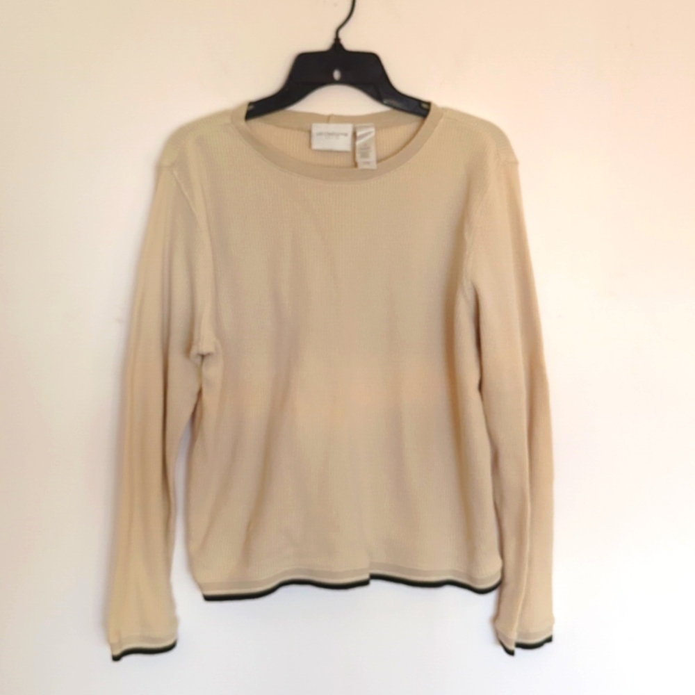 Liz Claiborne Med l/s sweater.
